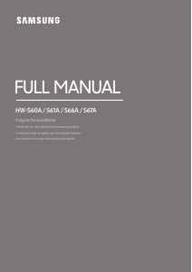 Manual Samsung HW-S60A Sistemul home cinema