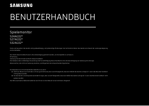 Bedienungsanleitung Samsung S24AG320NU LED monitor