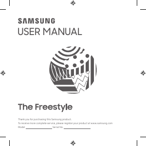 Manual Samsung SP-LSP3BLA The Freestyle Projetor