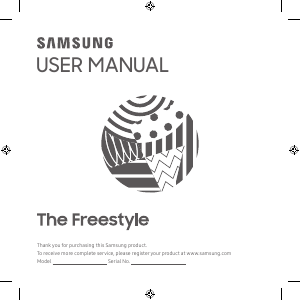 Bruksanvisning Samsung SP-LSP3BLA The Freestyle Projektor