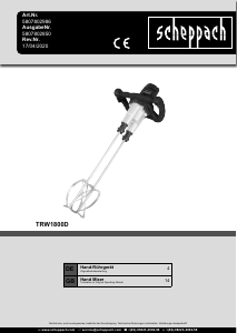 Bedienungsanleitung Scheppach TRW1800D Handrührwerk