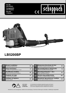 Manuale Scheppach LB5200BP Soffiatore