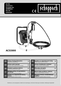 Manual Scheppach ACS3000 Paint Sprayer