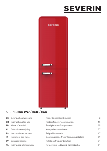 Manual Severin RKG 8929 Fridge-Freezer