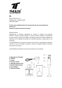 Manual Thulos TH-BM515 Hand Blender