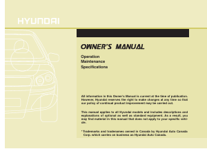 Manual Hyundai Velostar (2016)
