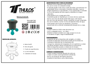 Manual Thulos TH-BY20 Massage Device