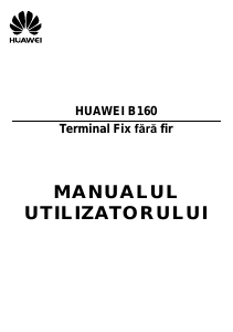 Manual Huawei B160 Telefon