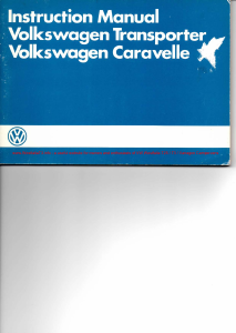 Handleiding Volkswagen Caravelle (1985)
