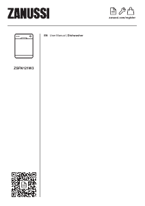 Manual Zanussi ZSFN121W3 Dishwasher