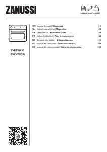Manual de uso Zanussi ZVEKW7XN Microondas