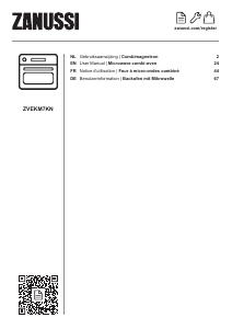 Mode d’emploi Zanussi ZVEKM7KN Micro-onde