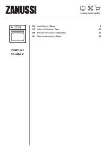 Mode d’emploi Zanussi ZOHKD4X1 Four