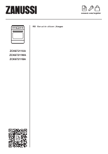 Manual Zanussi ZCK67211WA Aragaz