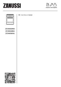 Manual Zanussi ZCV69360BA Range