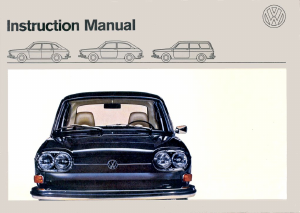 Manual Volkswagen 411 E (1971)