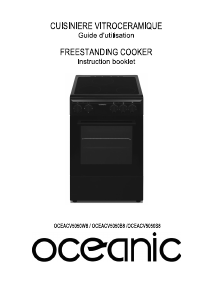 Mode d’emploi Oceanic OCEACV5050B8 Cuisinière