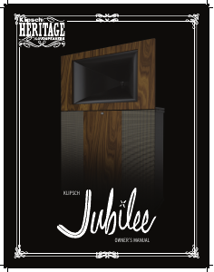 Manual Klipsch Jubilee Speaker