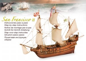 Manual Artesanía Latina set 22452 Boatkits San Fransisco II