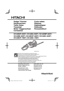 Manual de uso Hitachi CH 22EA Tijeras cortasetos