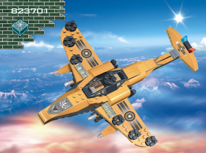 Manual BanBao set 8237 Defence Force Fighter jet