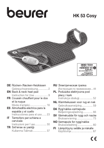 Manual de uso Beurer HK 53 Almohadilla térmica