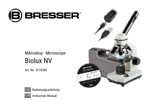 Manual Bresser 5116200 Biolux NV Microscope