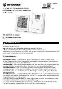 Manual Bresser 7110300 Weather Station