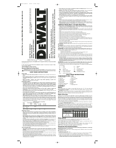 Manual DeWalt D28770 Band Saw