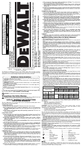 Manual DeWalt D25891K Rotary Hammer