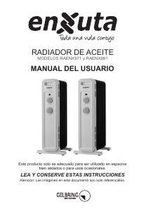 Manual de uso Enxuta RAENX971 Calefactor