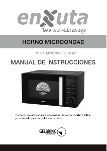 Manual de uso Enxuta MOENX0323DGN Microondas