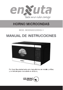 Manual de uso Enxuta MOENX0325DGI-1 Microondas