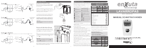 Manual de uso Enxuta LENX251250 Lavadora