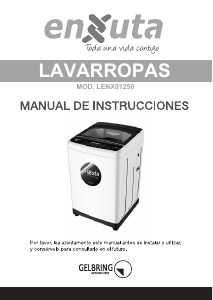 Manual de uso Enxuta LENX01250 Lavadora
