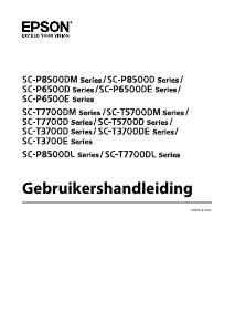 Handleiding Epson SureColor SC-T5700DM Multifunctional printer
