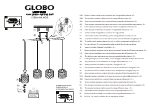 Kasutusjuhend Globo 15584-4HLMDS Lamp