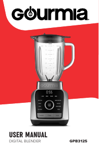 Manual Gourmia GPB3125 Blender