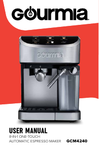 Manual Gourmia GCM4240 Coffee Machine