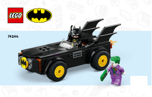 Handleiding Lego set 76264 Batman Batmobile achtervolging: Batman vs. The Joker