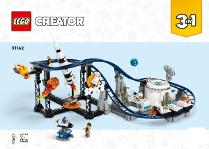 Manual Lego set 31142 Creator Space roller coaster