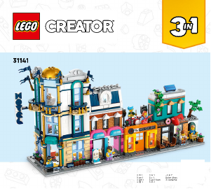 Manual Lego set 31141 Creator Main street