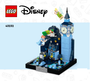 Manual de uso Lego set 43232 Disney Vuelo sobre Londres de Peter Pan y Wendy