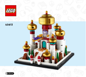 Kullanım kılavuzu Lego set 40613 Disney Mini Disney Agrabah Sarayı