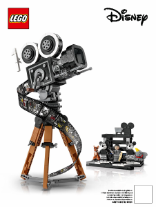 Manual Lego set 43230 Disney Walt Disney tribute camera