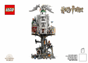 Manual de uso Lego set 76417 Harry Potter Banco Mágico Gringotts: Edición para Coleccionistas