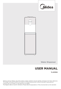 Manual Midea YL2036S-B Water Dispenser