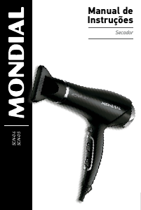 Manual Mondial SCN-04 Secador de cabelo