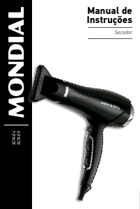 Manual Mondial SCN-05 Secador de cabelo