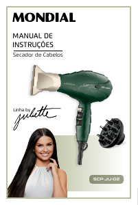 Manual Mondial SCP-JU-02 Secador de cabelo